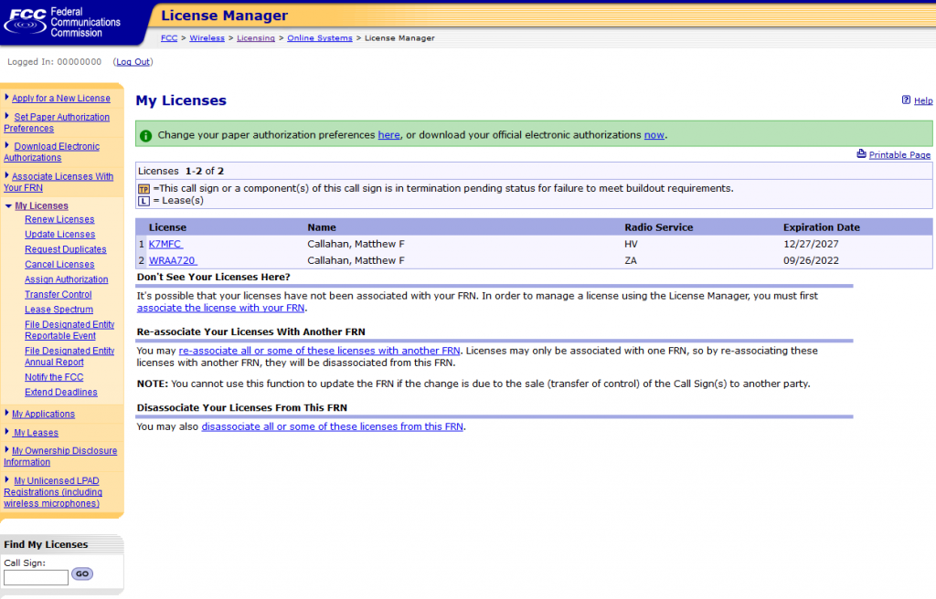 Getting Your GMRS License Texas GMRS Network